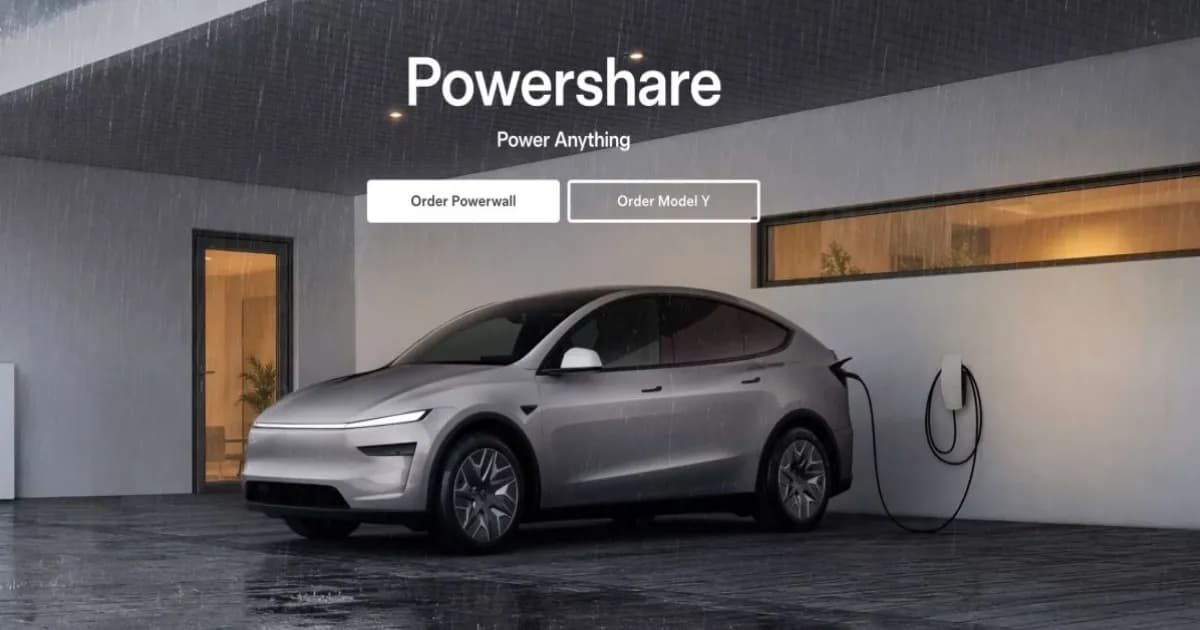 Tesla Model 3 dan Model Y terhubung ke Wall Connector dengan Powerwall 3 untuk fitur Powershare Home Backup