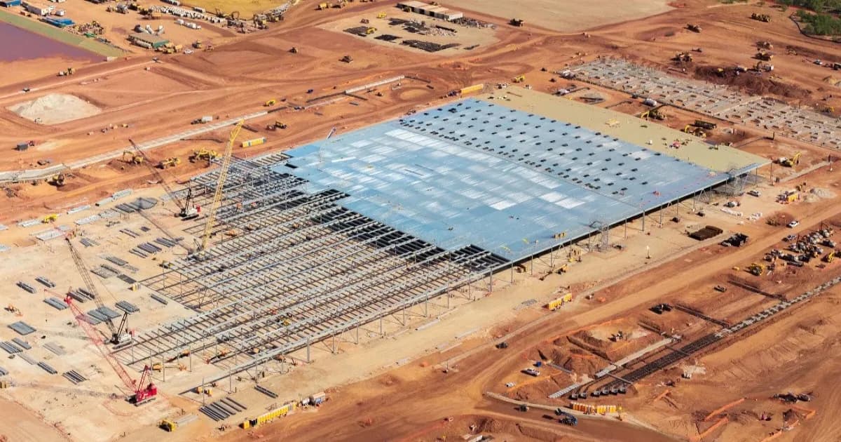Ilustrasi konstruksi data center AI yang menjadi penopang utama pertumbuhan ekonomi Amerika Serikat pada 2026.