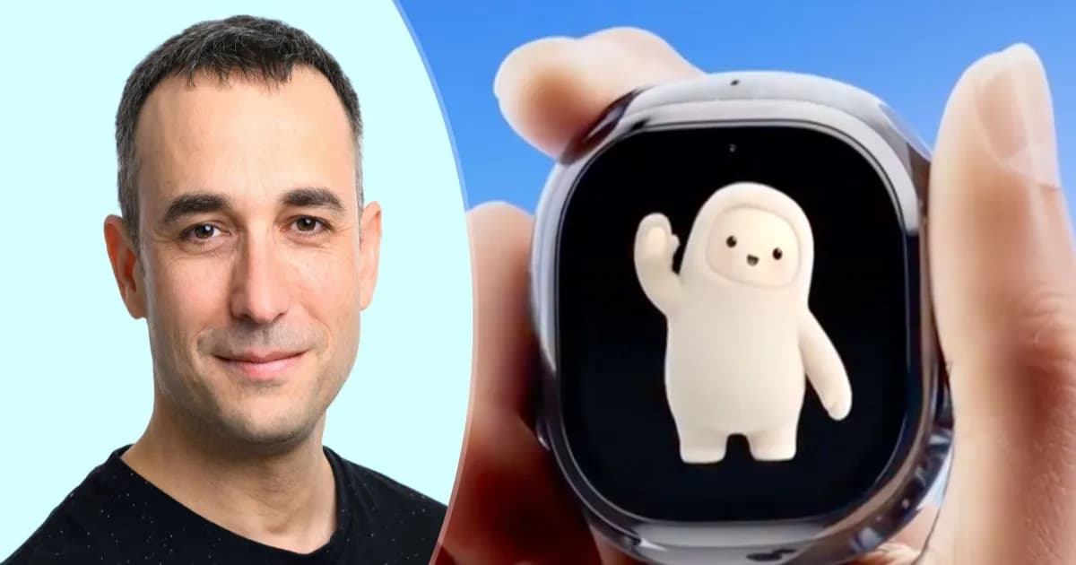 Ilustrasi AI avatar humanlike berinteraksi dengan pengguna di layar