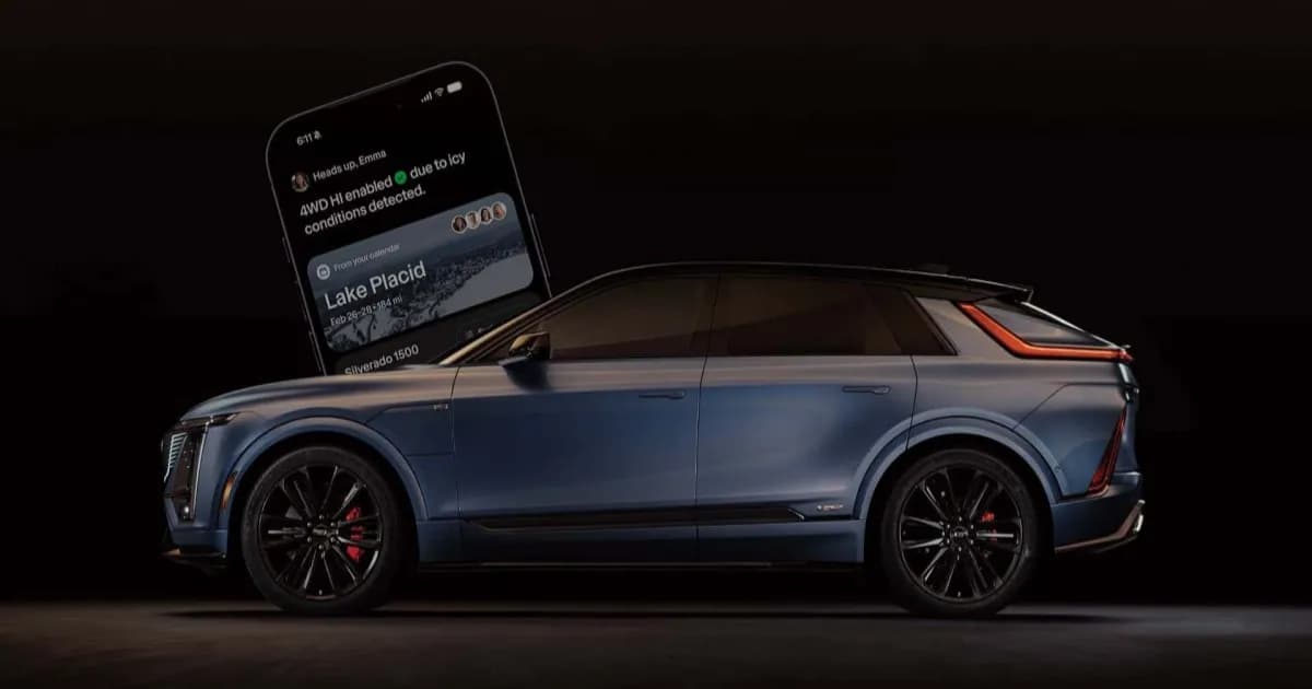 Ilustrasi fitur OnStar Connected Cameras pada mobil General Motors yang merekam kejadian sekitar kendaraan