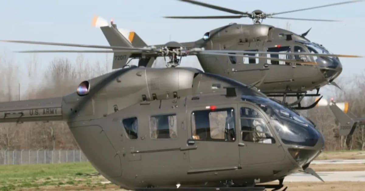 Helikopter kargo otonom Airbus MQ-72C Lakota Connector saat diuji US Army