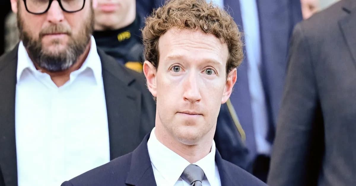 Mark Zuckerberg, CEO Meta, dalam sebuah acara perusahaan
