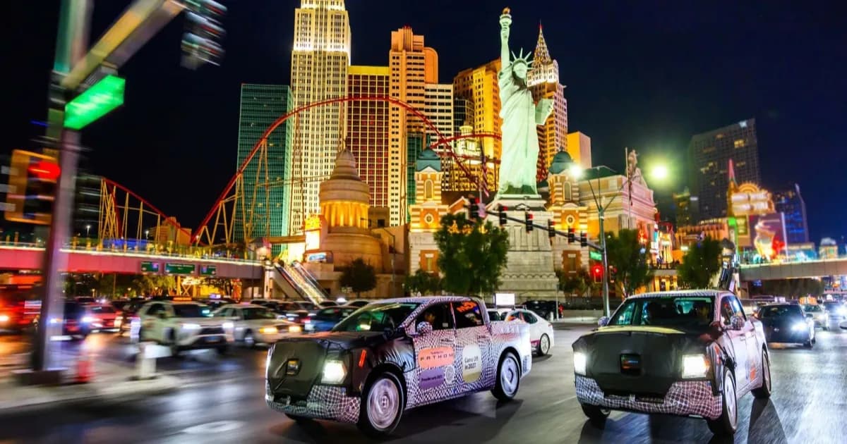 Ilustrasi platform Ford Universal Electric Vehicle dengan motor listrik efisien