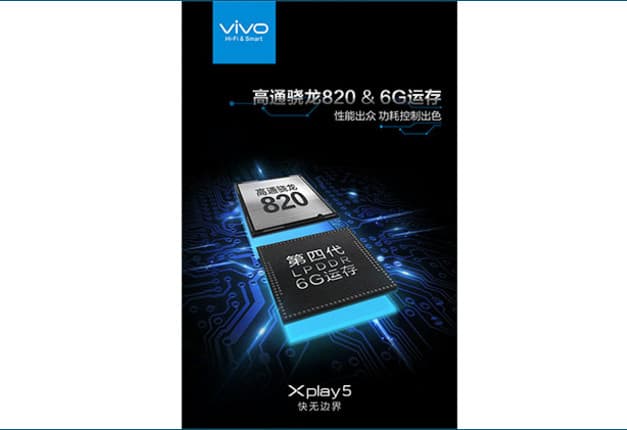 Vivo XPlay 5 Akan Gunakan RAM 6GB