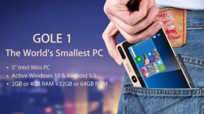 GOLE 1, PC Windows 10 Mungil Dibanderol Rp 1 Jutaan