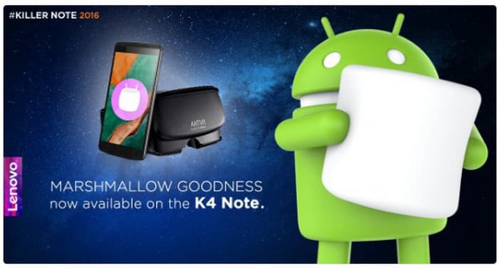 Lenovo K4 Note Cicipi Marshmallow