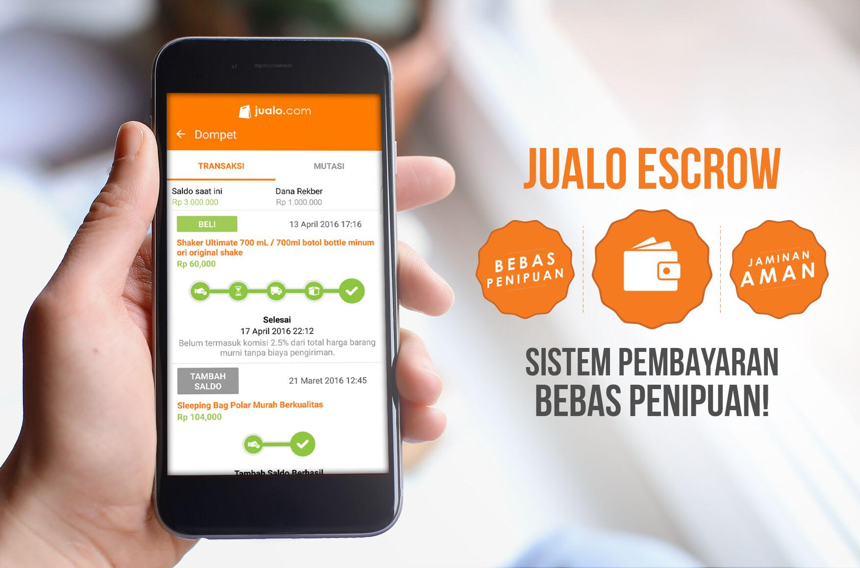 Jualo.com Aplikasikan Layanan Rekening Bersama