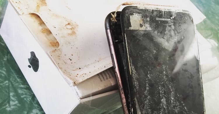 iPhone 7 meledak