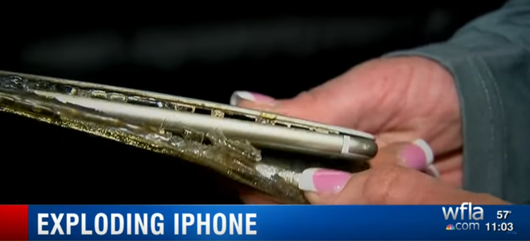 iPhone 6 Plus terbakar