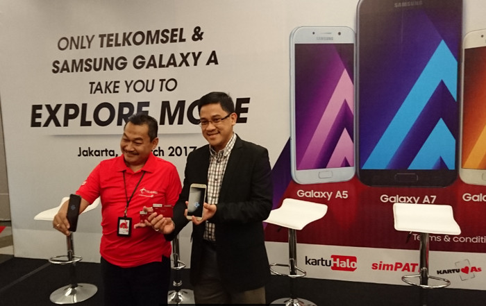 Genjot 4G, Telkomsel Gaet Samsung Gelar Bundling Galaxy A7 2017