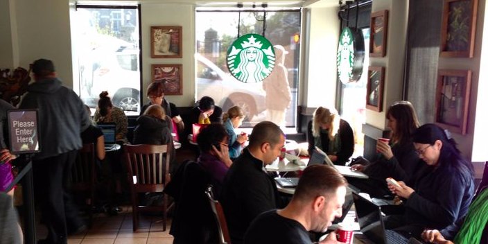 Wi-Fi Starbucks