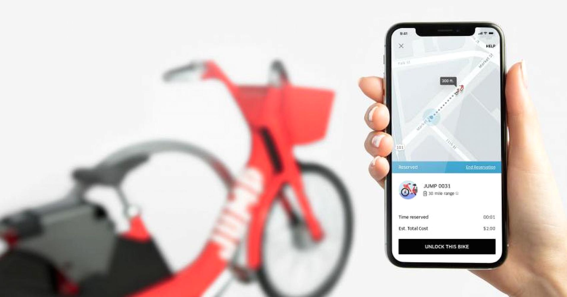 Bukan Becak, Uber Sediakan Layanan Sepeda Online