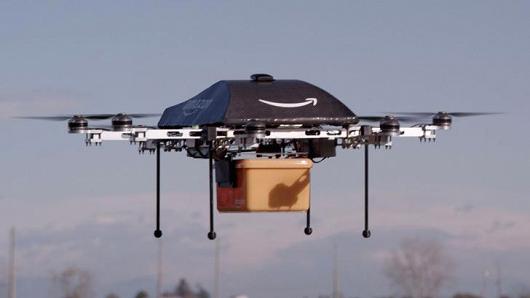 Drone Pengirim Amazon Bisa Respon Lambaian Tangan