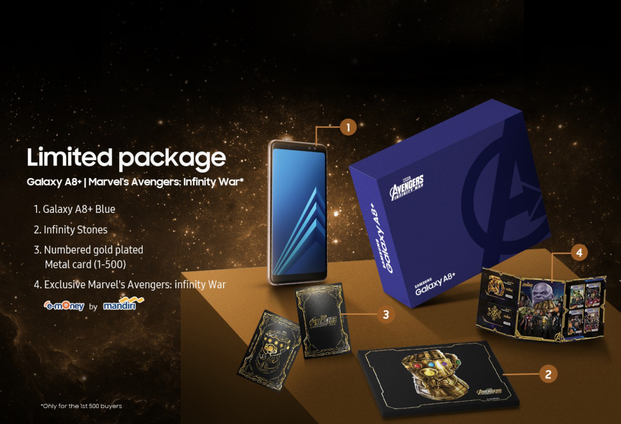 Galaxy A8+ Versi “Avenger: Infinity War” Rilis di Indonesia