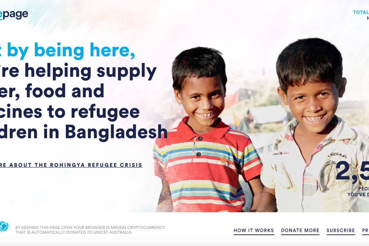 UNICEF Terima Sumbangan dari Cryptocurrency