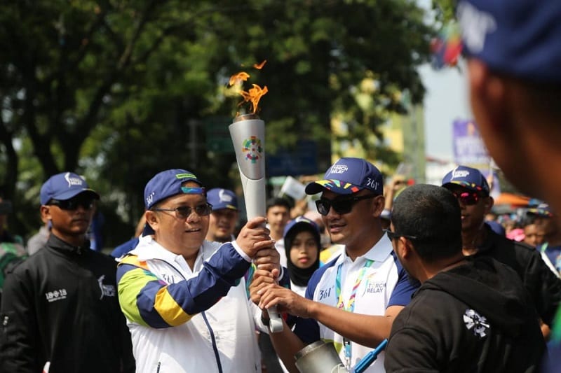 Menkominfo Jadi Pembawa Obor Asian Games Pertama di Bogor
