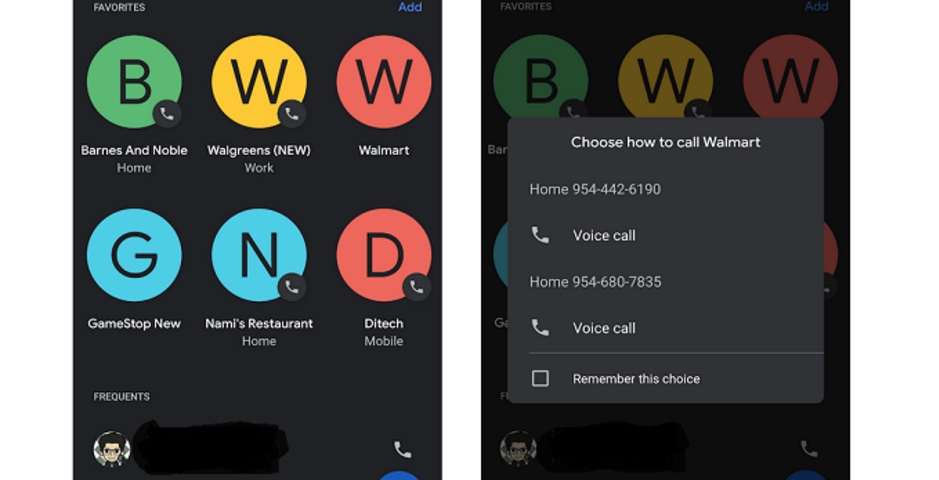 Google Ubah Antarmuka Favourites untuk Aplikasi Phone