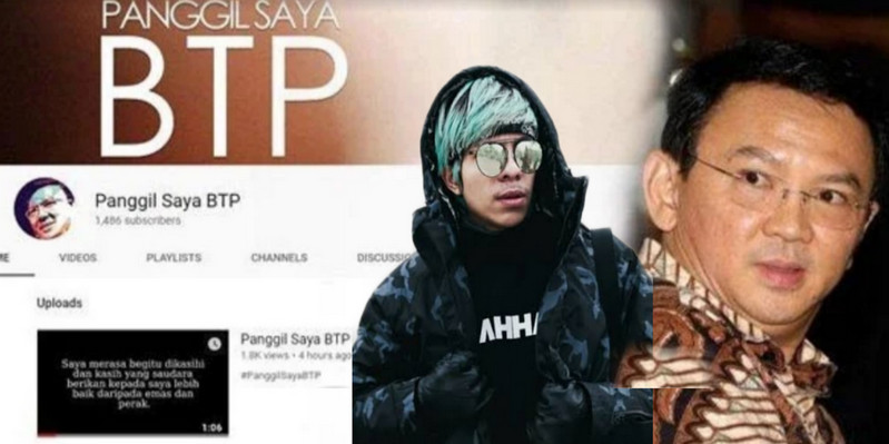 Jadi Youtuber, Ahok Ancam Atta Halilintar dkk