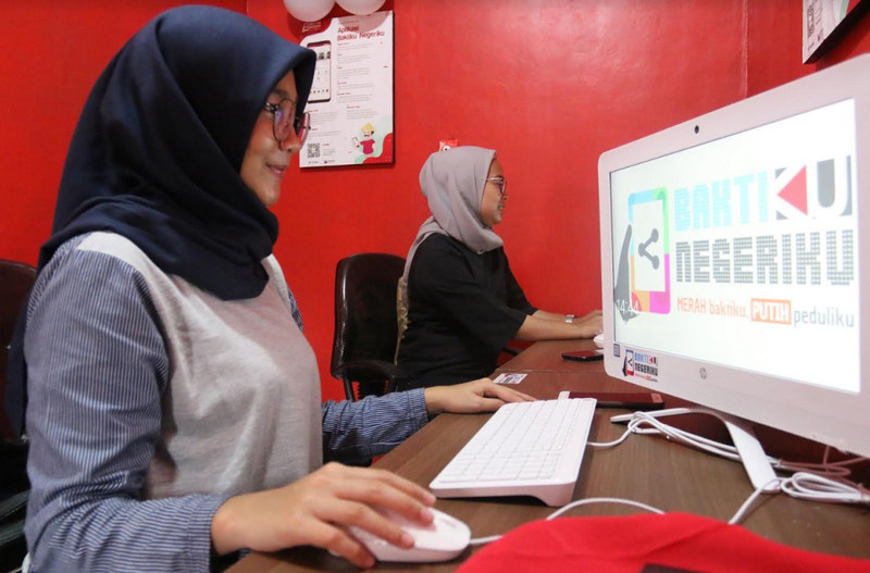Telkomsel Bangun Fasilitas Digital Center di Desa Salem