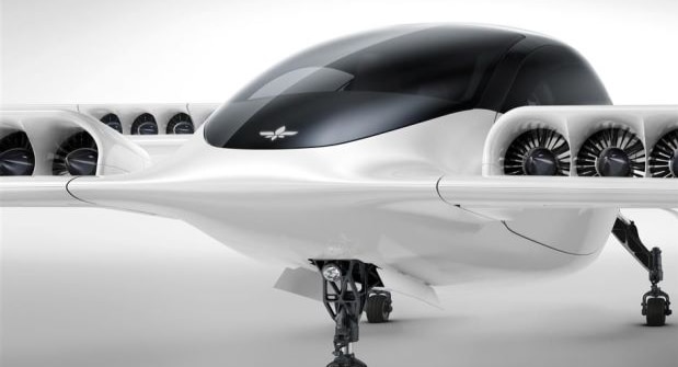 taksi terbang mengudara