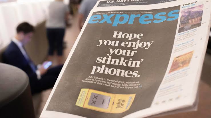 Express, Koran Kota Milik Bos Amazon Gulung Tikar