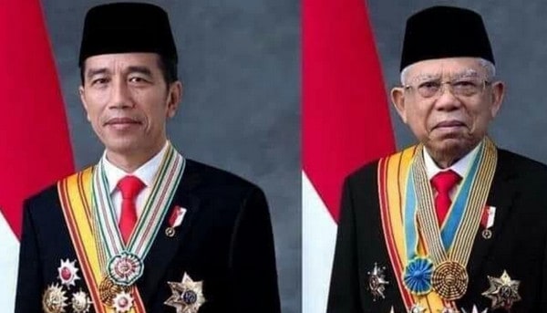 Presiden dan Wakil Presiden RI Jokowi dan Ma'ruf Amin