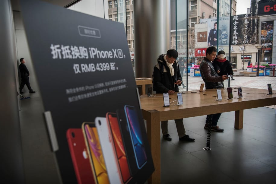 Penjualan iPhone di China