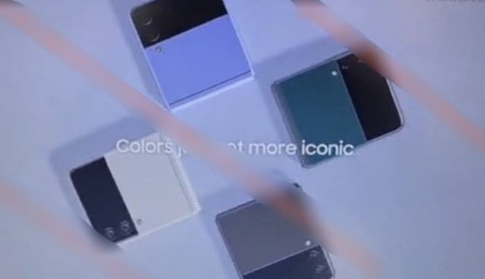 Bocoran Gambar Ungkap Desain Dua Warna Samsung Galaxy Z Flip 3