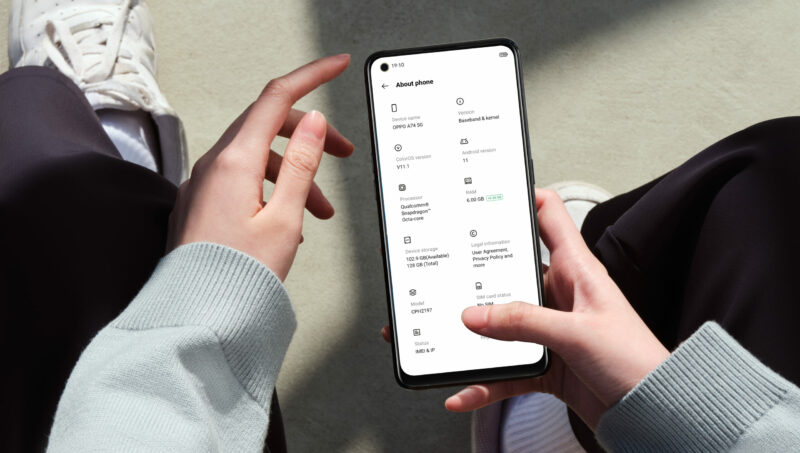 RAM Virtual Oppo A74 5G Reno5 F