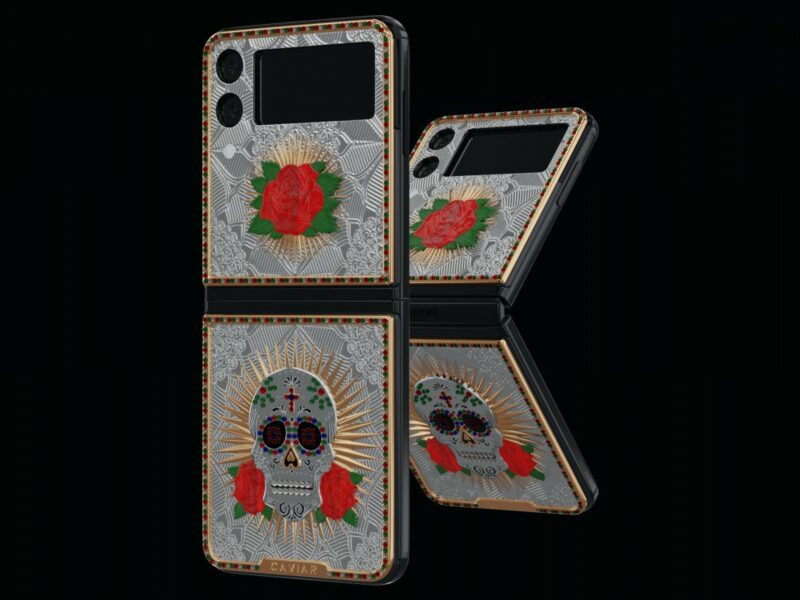 Samsung Galaxy Z Fold3 Ragnarok Z Flip3 Catrina Calavera Caviar