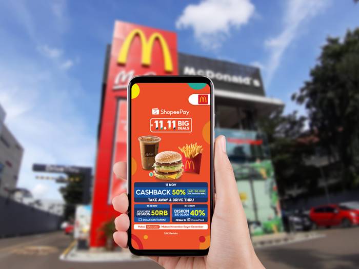 Promo cashback diskon ShopeePay McD