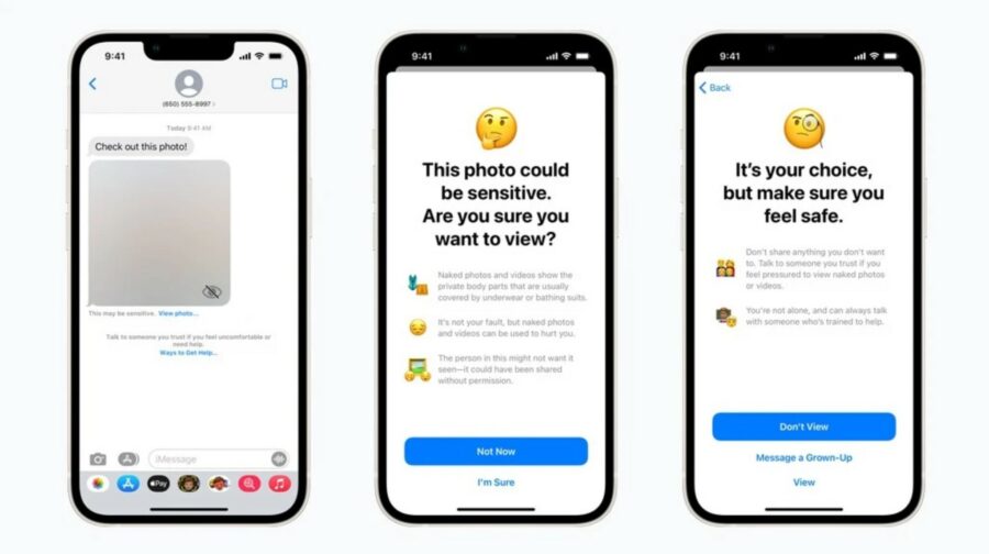 Fitur deteksi foto telanjang Apple Messages