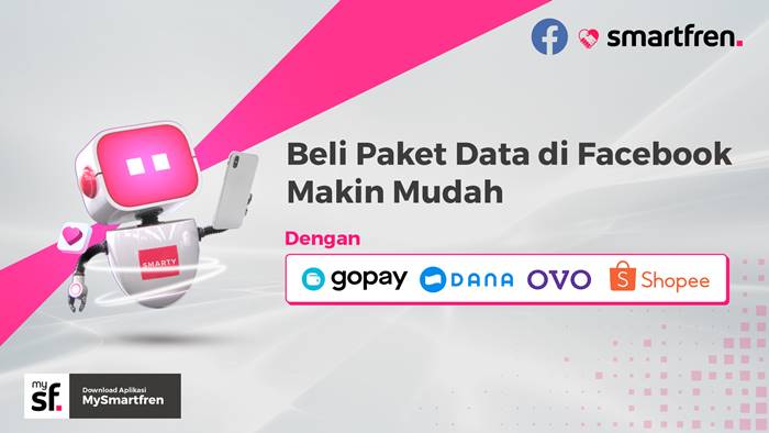 Beli Paket Data Smartfren Lewat Aplikasi Facebook