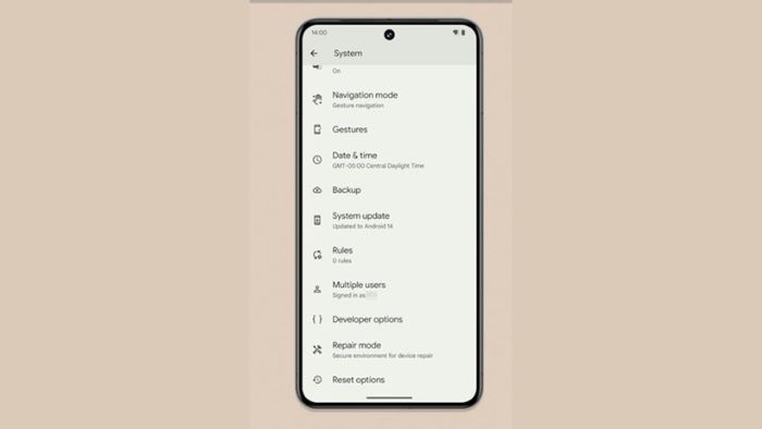 Google Repair Mode Android
