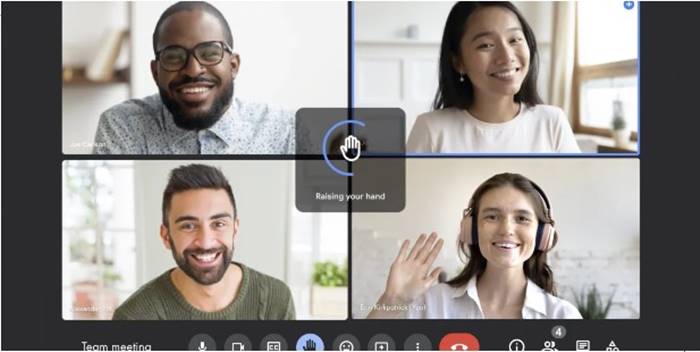 Google Meet Angkat Tangan