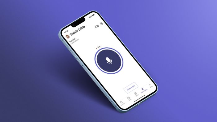 Fitur Walkie-Talkie Microsoft Teams iPhone