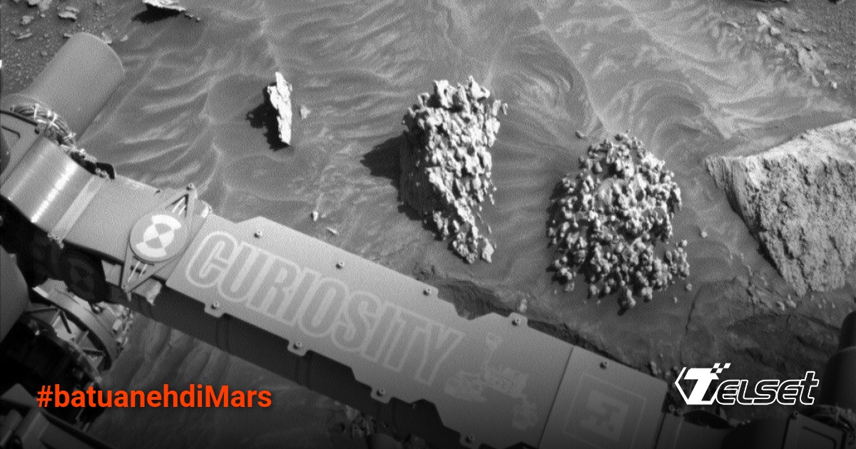 Batuan bergelombang aneh di Mars ditemukan rover Curiosity