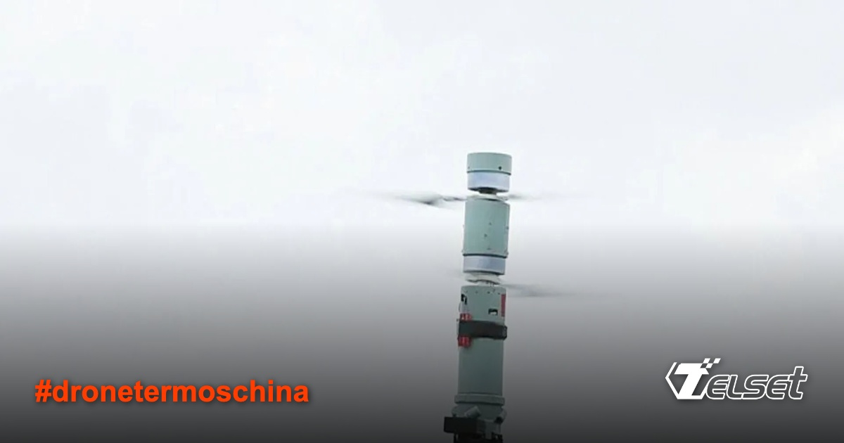 Drone berbentuk termos buatan China yang bisa menjatuhkan granat