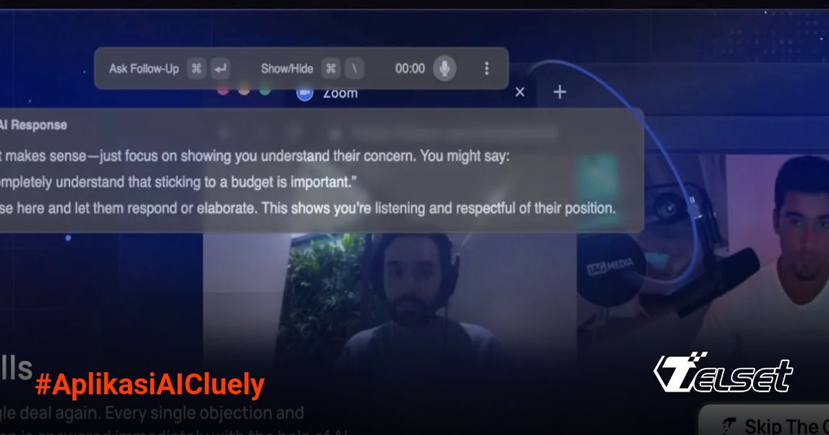 Tampilan antarmuka aplikasi Cluely AI untuk membantu curang dalam wawancara kerja