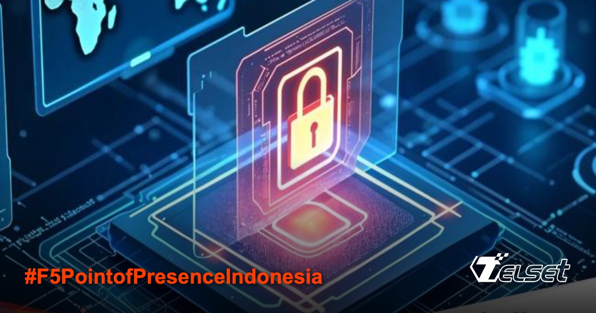 Ilustrasi keamanan siber dan infrastruktur data center modern