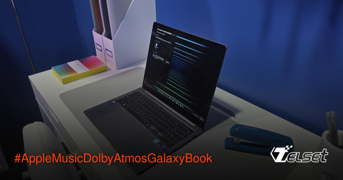 Apple Music dengan Dolby Atmos di Galaxy Book