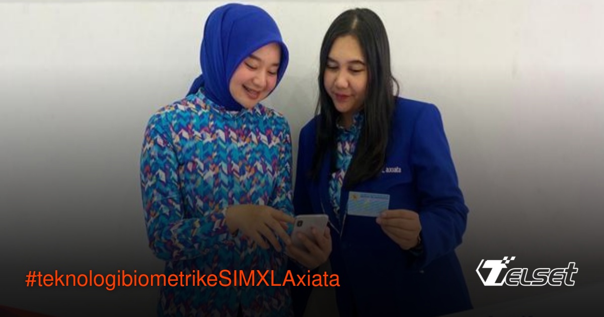 Proses registrasi eSIM dengan teknologi biometrik di Gerai XL Axiata