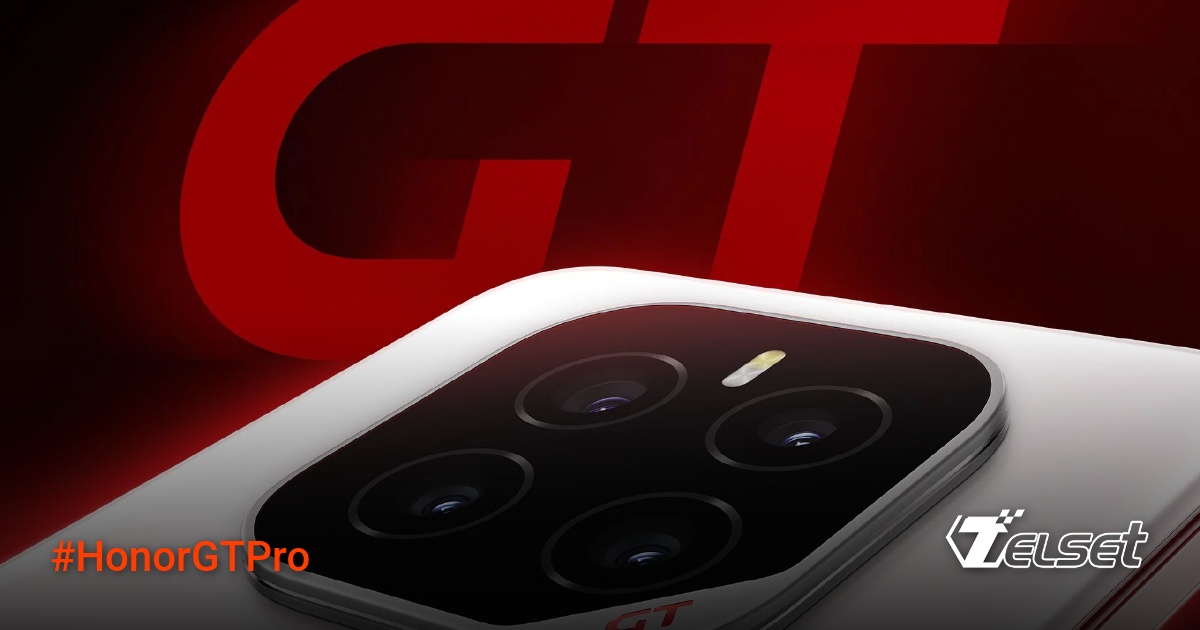 Honor GT Pro dalam warna Phantom Black dengan layar OLED 1.5K