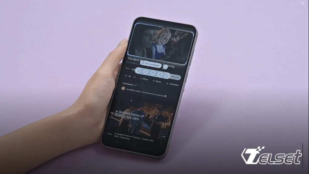 Galaxy A56 5G dengan fitur Awesome Intelligence seperti AI Select dan Object Eraser
