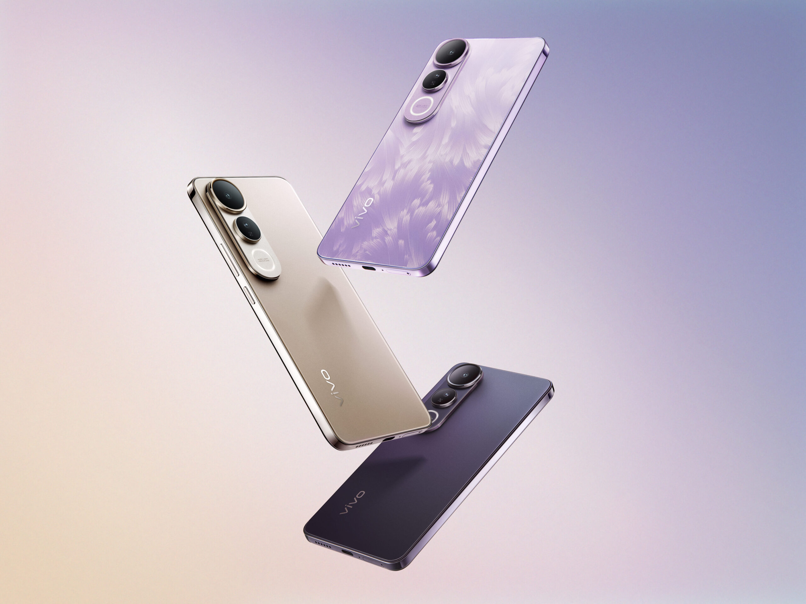vivo V50 Lite smartphone dengan desain tipis dan warna stylish