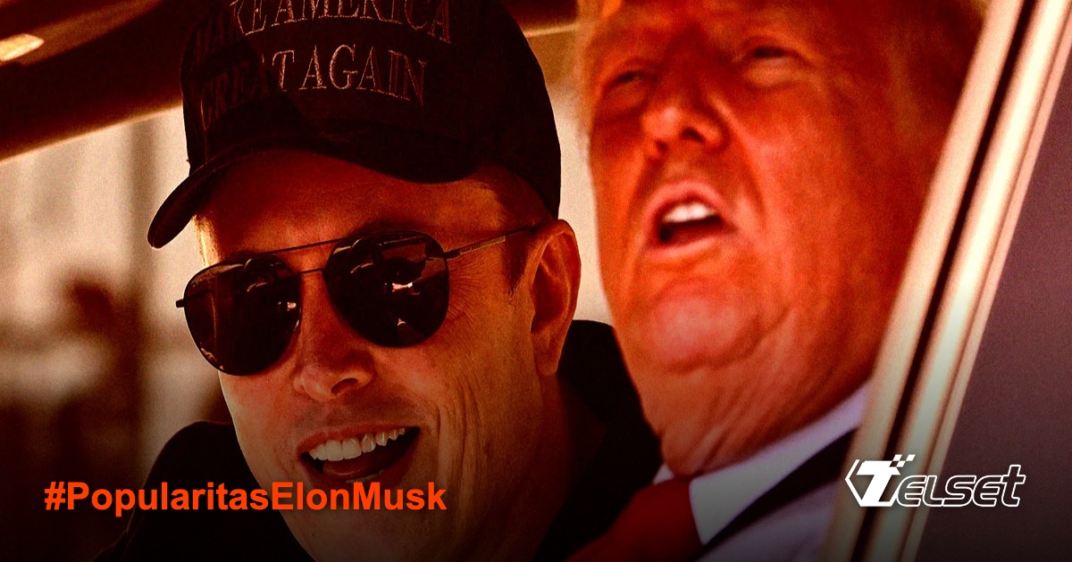 Elon Musk dalam konferensi pers