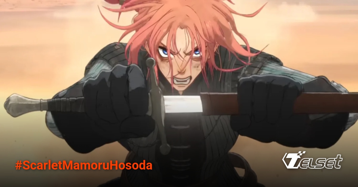 Poster film animasi Scarlet karya Mamoru Hosoda