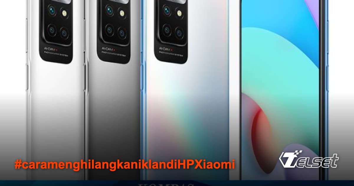 Ilustrasi iklan di smartphone Xiaomi