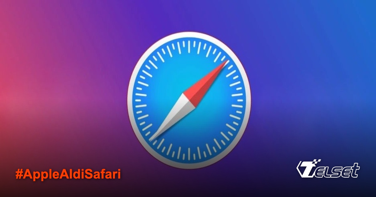 Apple Safari dengan ikon AI dan Google