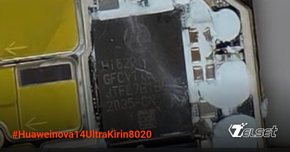 Huawei nova 14 Ultra teardown memperlihatkan chipset Kirin 8020